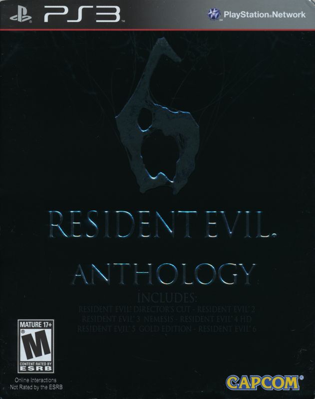 Resident Evil 6 Anthology box art for Playstation 3